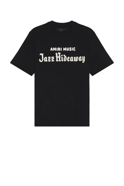 Amiri Jazz Hide T-shirt In Black