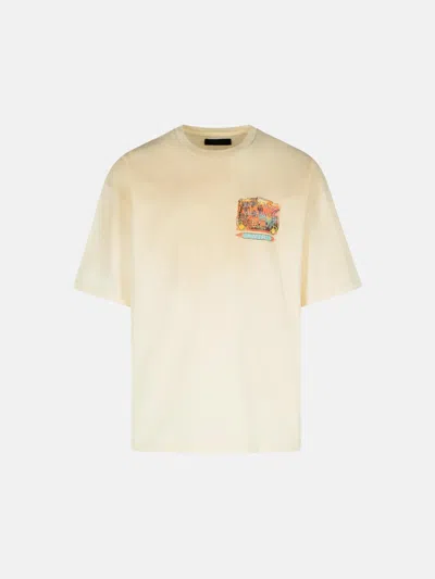 Amiri ' Jazz' Ivory Cotton T-shirt
