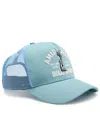 Amiri Jazz Wolf Cotton-canvas Trucker Hat In Blue