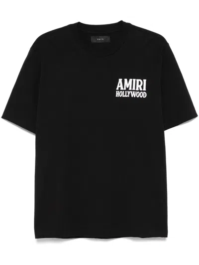 Amiri Bones Stacked Print T-shirt In Black