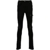 Amiri Slim Fit Distressed Trousers With Rivet Detailing