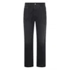 Amiri Straight Trousers With Five Pockets And Belt Loops