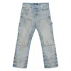 Amiri Lightweight Distressed Carpenter Jeans In Blue