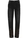 Amiri Painter Skinny Jeans In Black