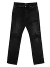 Amiri Mx1 Distressed Straight-leg Jeans