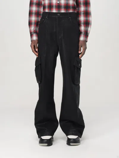 Amiri Black Wax M65 Baggy Cargo Pants In Schwarz