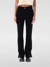 Amiri High-rise Kick Flare Denim Pants In Schwarz