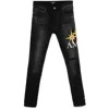Amiri Jeans Mit Starburst-applikation In Black