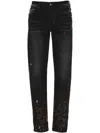 Amiri Painter Skinny Jeans In Black