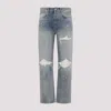 Amiri Mx1 Straight-leg Ripped Jeans In Blue