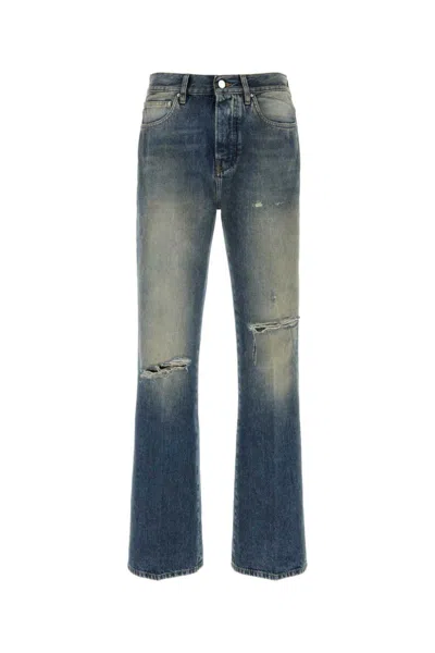 Amiri Slashed Boot Cut Jean In Multi