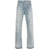 Amiri Painter Straight-leg Jeans In Blue