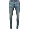 Amiri Low-rise Skinny Jeans In Blue