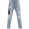 Amiri Belt-loop Jeans In Blue