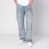 Amiri Straight Carpenter Style Trousers With Distressed Detailing