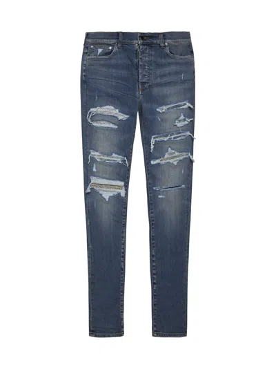 Amiri Jeans In Crafted Indigo