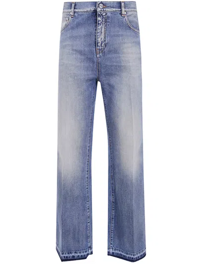Amiri Jeans Flared "ma" Fit In Blue