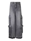 Amiri Jeans In Grey Cotton In Grey
