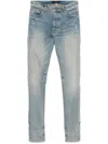 Amiri 3d-bones Jeans In Blau
