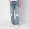Amiri Mx1 Straight-leg Ripped Jeans