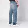 Amiri Blue Jeans With Ripped Details On The Front And Logo Patch On The Rear