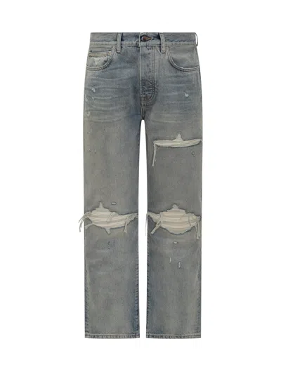 Amiri Jet-set Denim Jeans - Fw25 In Blue