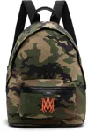 Amiri Khaki Ma Camo Backpack In Multi