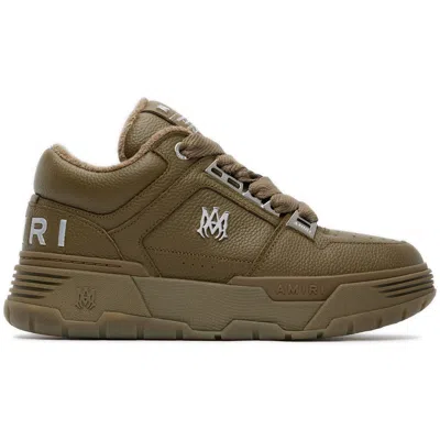 Amiri Khaki Metallic Ma-1 Sneakers In Green