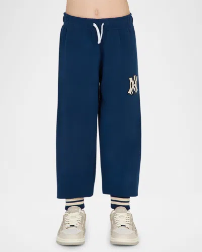 Amiri Kid's Ma Hollywood Sweatpants In Midnight Blue