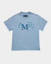 Amiri Kid's Staggered Logo Short-sleeve T-shirt