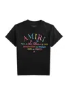 Amiri Kid's Arts District Logo-print T-shirt In Black