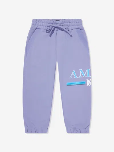Amiri Ma Gradient Bar Track Pants In Blue