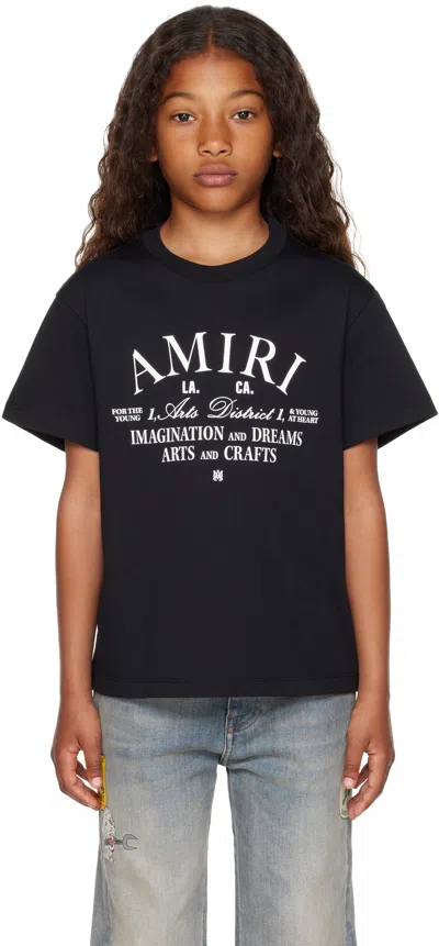 Amiri Kids Black ' Arts District' T-shirt