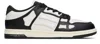 Amiri Kids Black & White Skel Top Low Sneakers