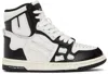 Amiri Kids Black & White Skel Top Sneakers In Black/white