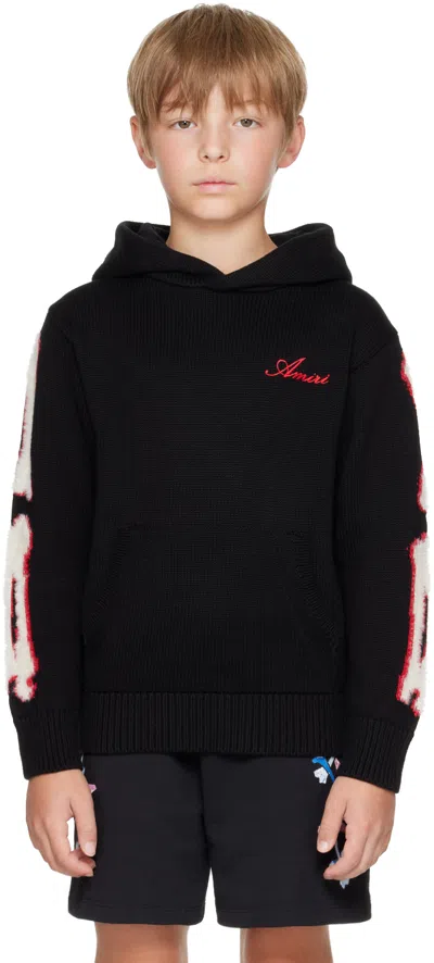 Amiri Kids Black Bones Hoodie