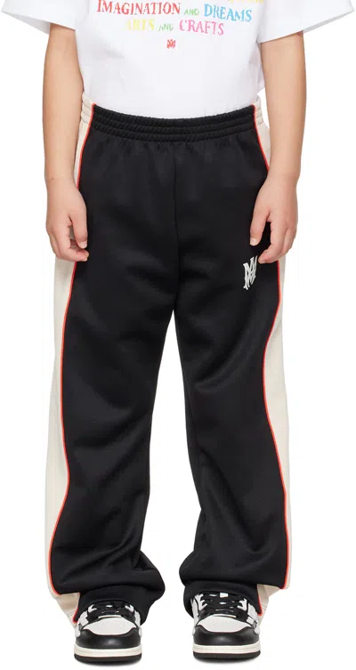 Amiri Kids Black 'ma' Track Pants