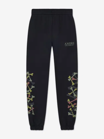 Amiri Kids Bones Joggers In Black