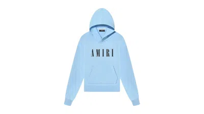 Pre-owned Amiri Kids' Core Logo Hoodie In Baby Blue