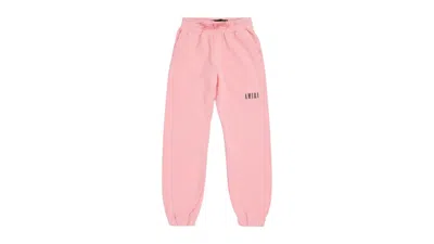 Pre-owned Amiri Kids' Core Logo Sweatpants In Baby Pink