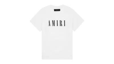Pre-owned Amiri Kids' Core Logo Tee Shirt In White/black In Multi