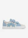 Amiri Kid's Sunset Skate Low-top Leather Sneakers, Toddler In Blue