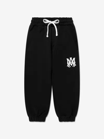 Amiri Kids Logo Joggers In Black