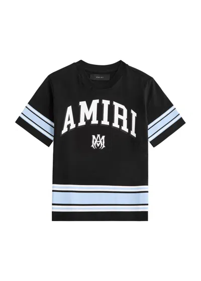 Amiri Kids Logo Embroidered Check Pattern Shirt Pf23ksl001 610 main image 0