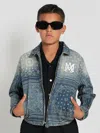 Amiri Bandana Zip Jacket In Blue