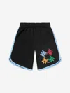 Amiri Kids Ma Quad Scribble Shorts In Black