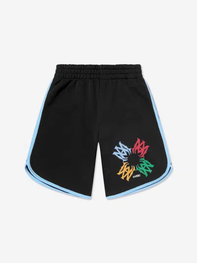 Amiri Kids Ma Quad Scribble Shorts In Black