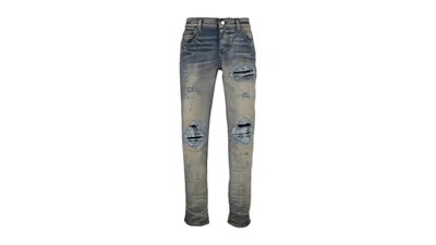 Pre-owned Amiri Kids' Mx1 Ii Jeans In Clay Indigo In Blue