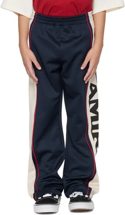 Amiri Kids Navy '' Sport Track Pants In Blue