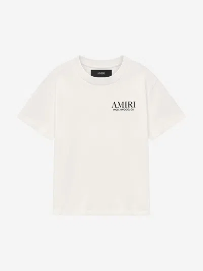 Amiri Kids Stacked T-shirt In White